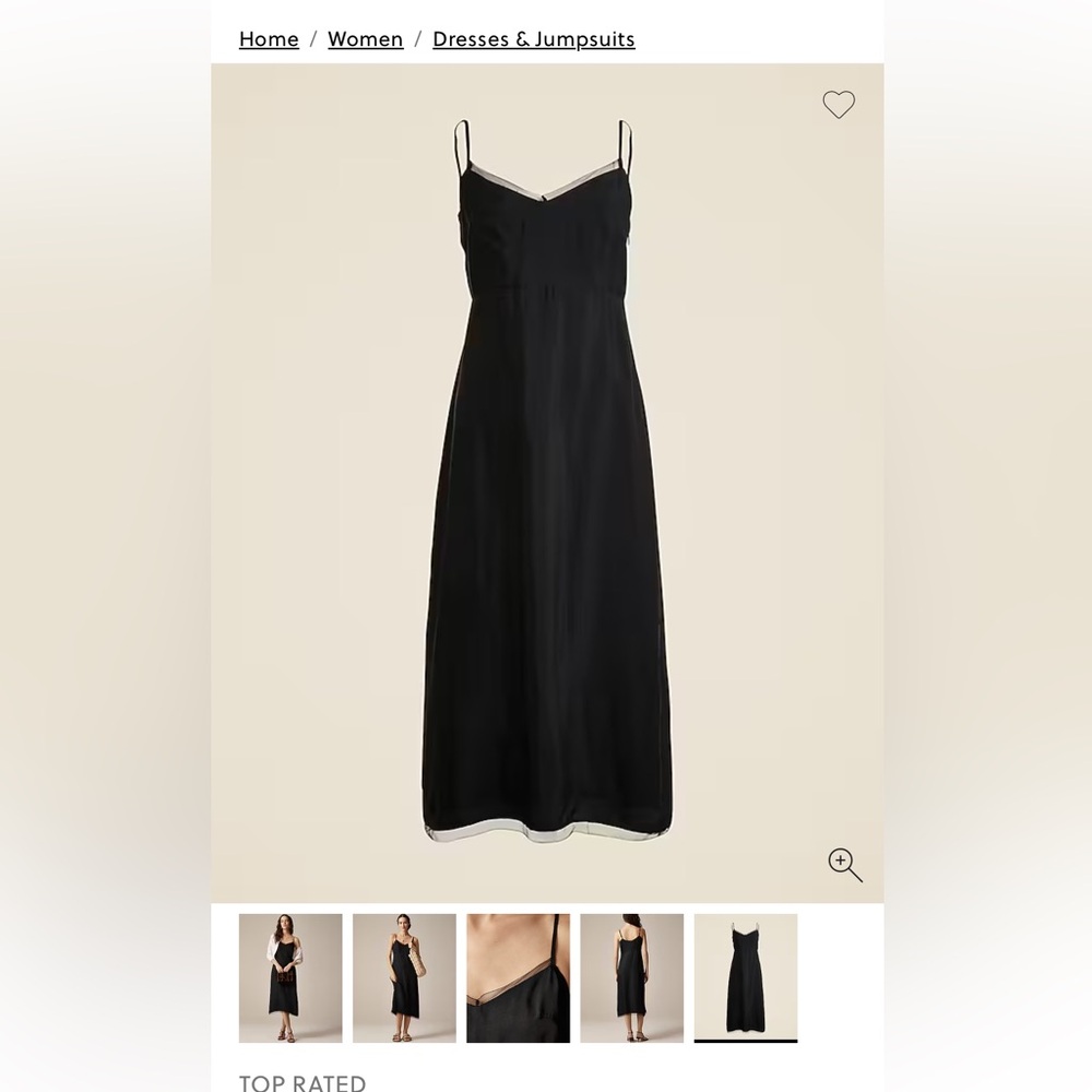 J. Crew Natasha Slip Dress, NWT